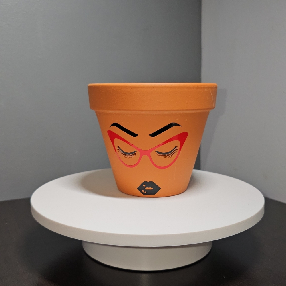 Terracotta flower pot